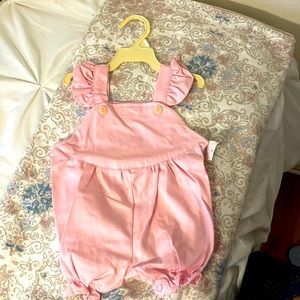 Brand-new pink girls romper size 12 months